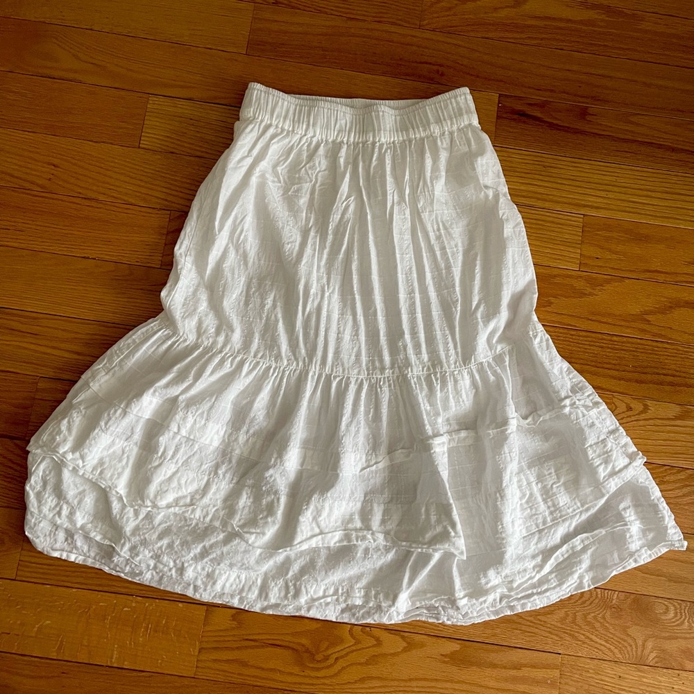 Madewell midi maxi skirt